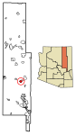 Navajo County Arizona Incorporated and Unincorporated areas Holbrook Highlighted 0433280